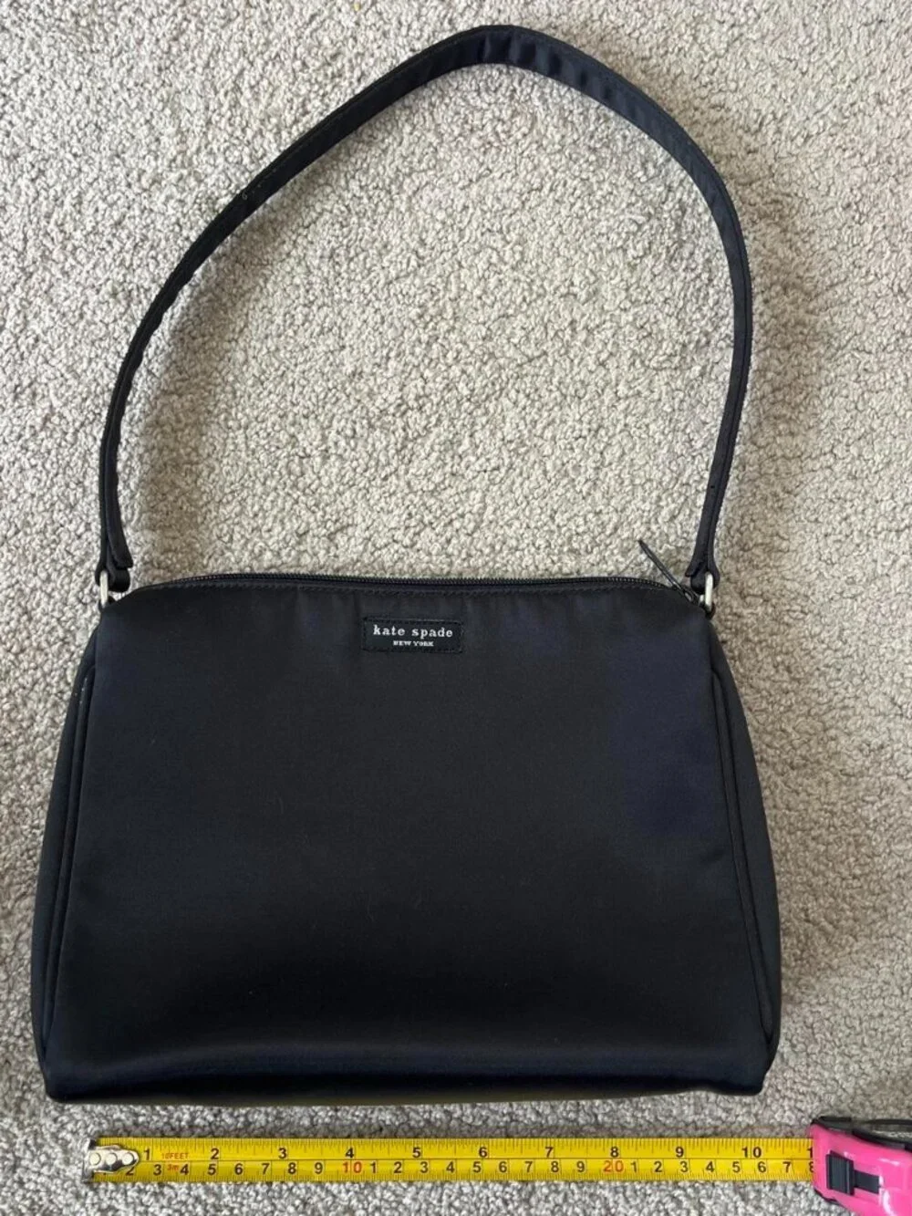 Kate Spade Bag Black Nylon Shoulder Purse Vintage
